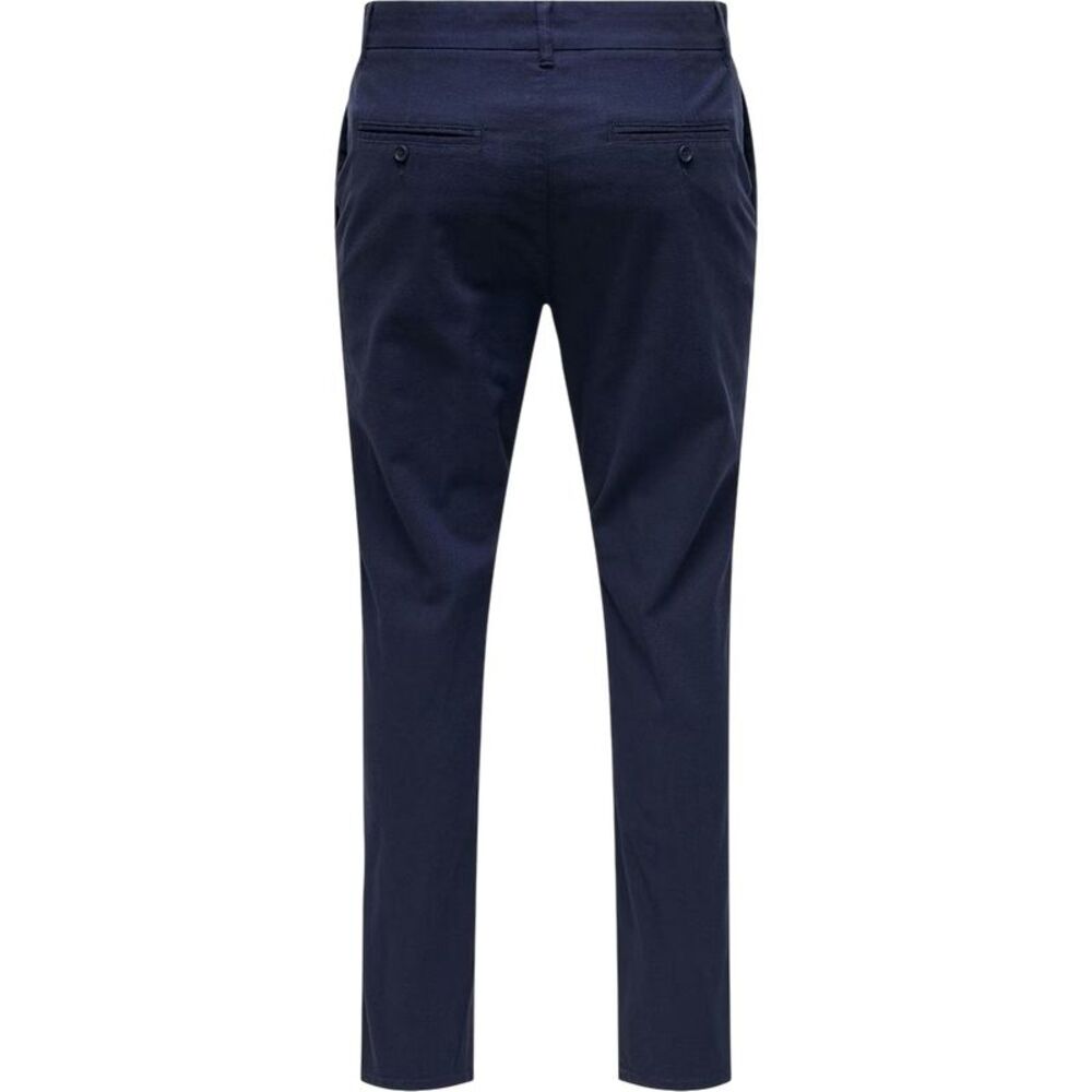 Only Mens Plain Slim Pants / Dark Navy